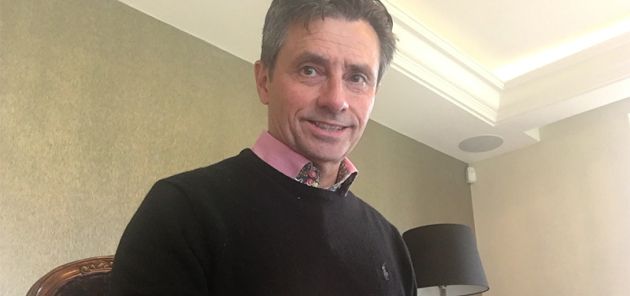 selfie of robert hobbs at his desk