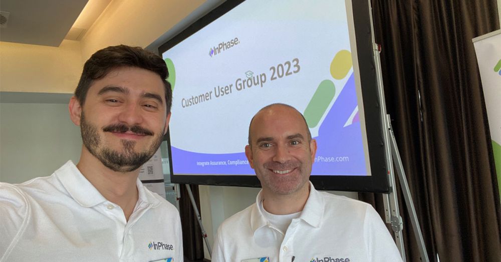Aden and Andrew at the InPhase National User Group 2023
